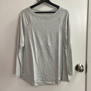 Women’s Grey Long Sleeve Tee (4580)